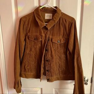 Ashley By 26 International Downtown Collection Corduroy Brown Jacket 🤎